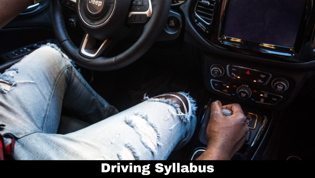 Driving Syllabus