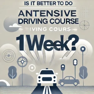 intensive driving course