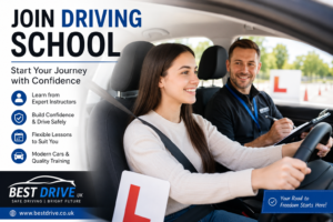 Join driving school