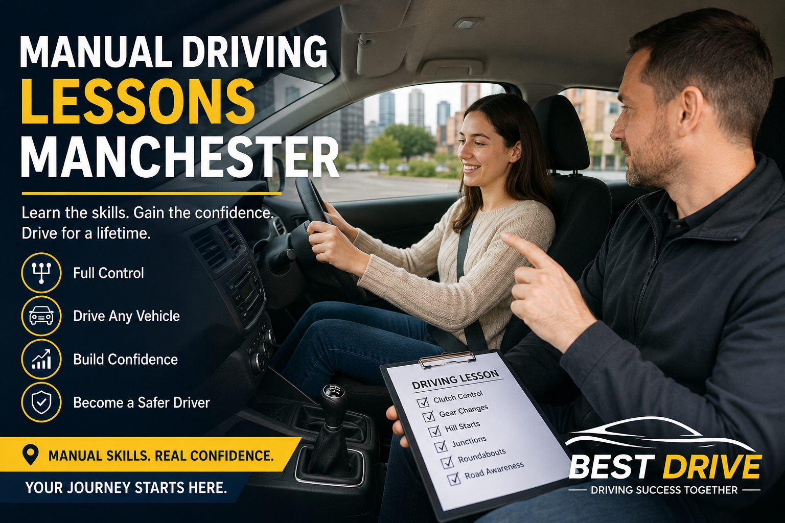 Manual Driving Lessons Manchester