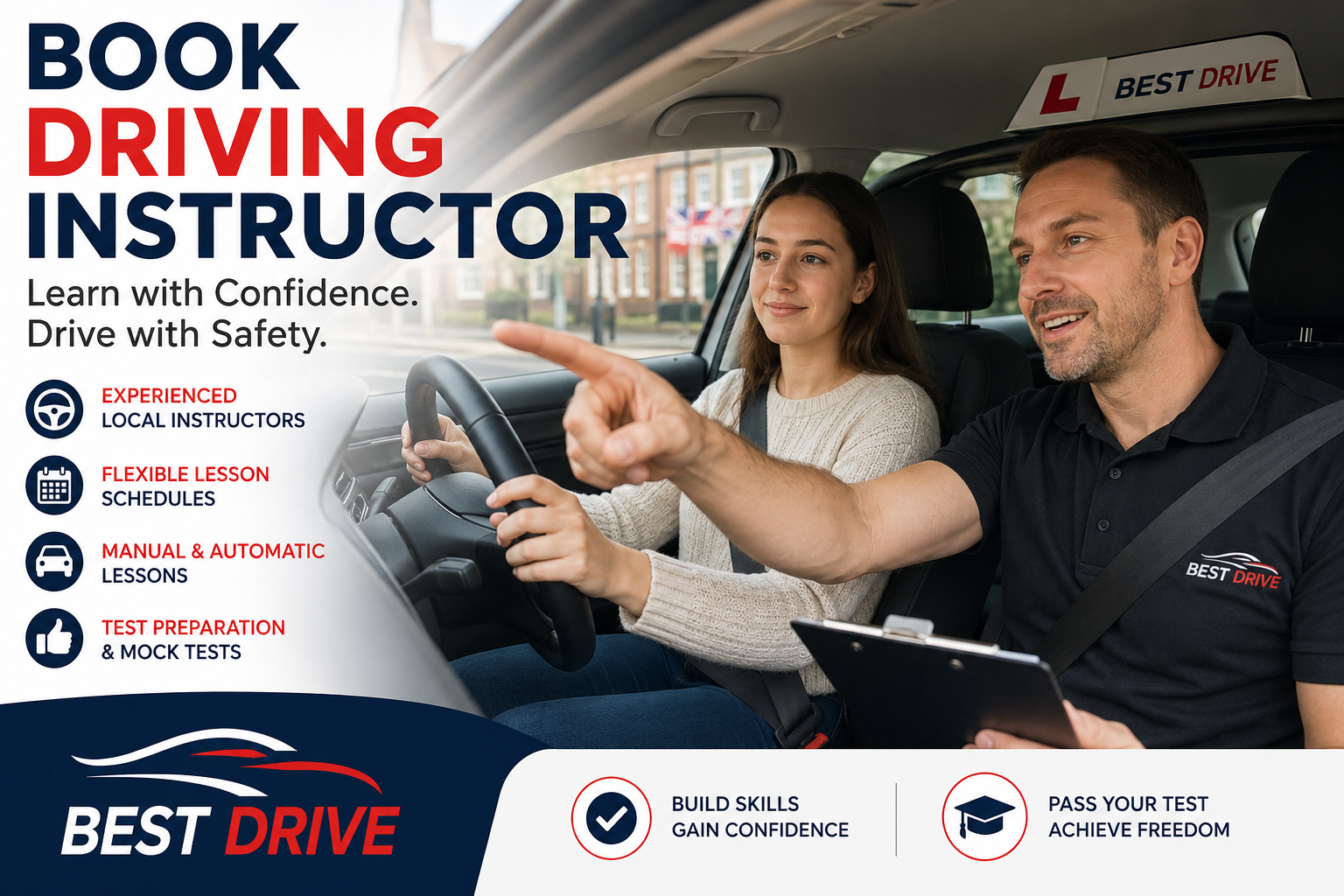book driving instructor