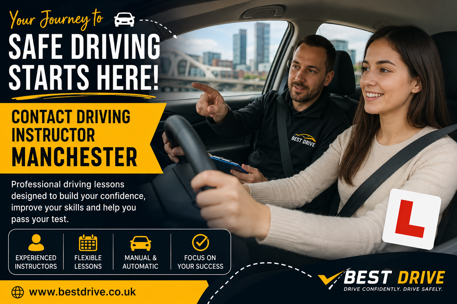 contact driving instructor Manchester